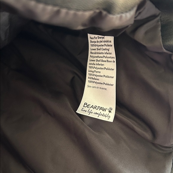 BearPaw Black Puffer Vest - Picture 8 of 9